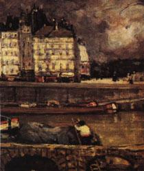 James Wilson Morrice The Left Branch of the Seine before the Place Dauphine Germany oil painting art